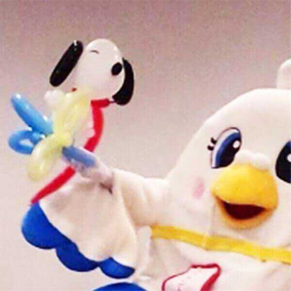 写真:バルーンアート中のハートントン